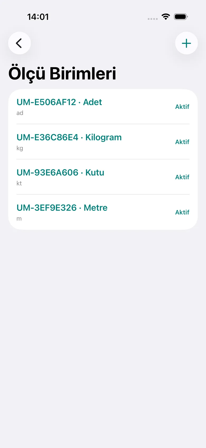 Ölçü birimleri listesi